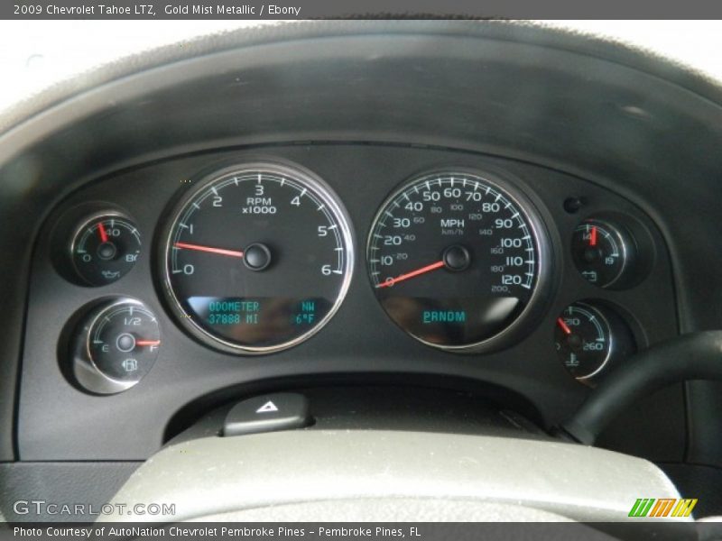 Gold Mist Metallic / Ebony 2009 Chevrolet Tahoe LTZ