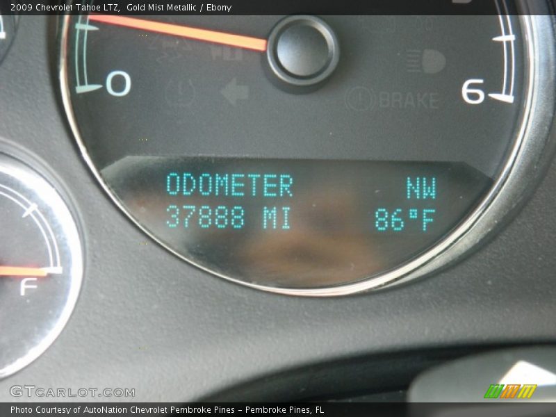 Gold Mist Metallic / Ebony 2009 Chevrolet Tahoe LTZ