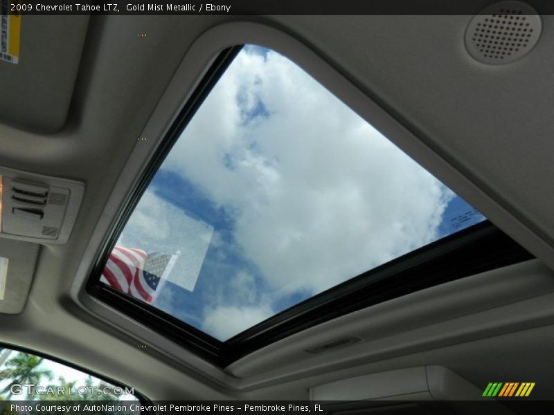 Gold Mist Metallic / Ebony 2009 Chevrolet Tahoe LTZ