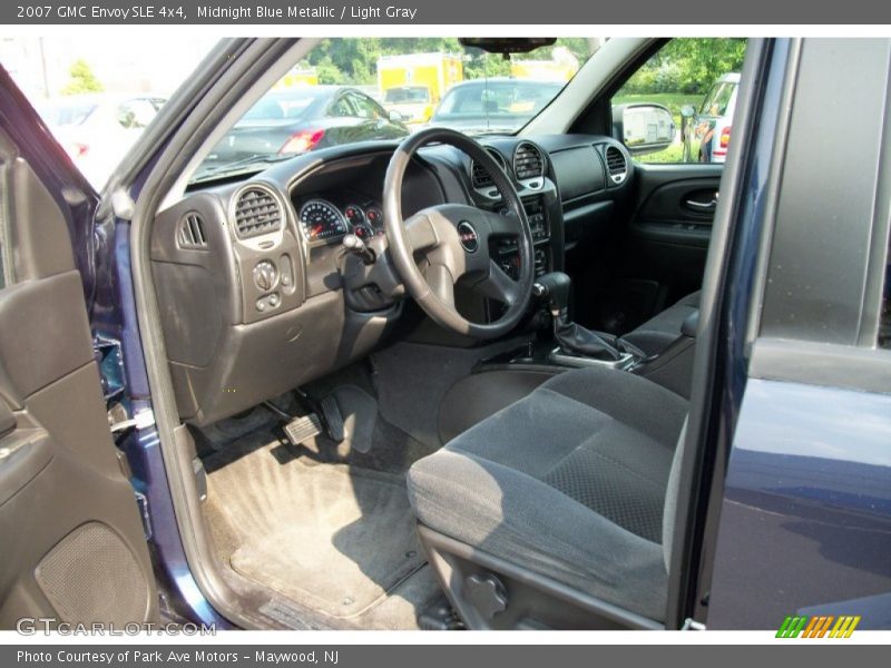 Midnight Blue Metallic / Light Gray 2007 GMC Envoy SLE 4x4