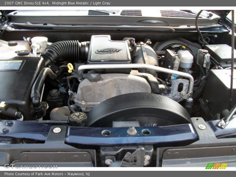 Midnight Blue Metallic / Light Gray 2007 GMC Envoy SLE 4x4