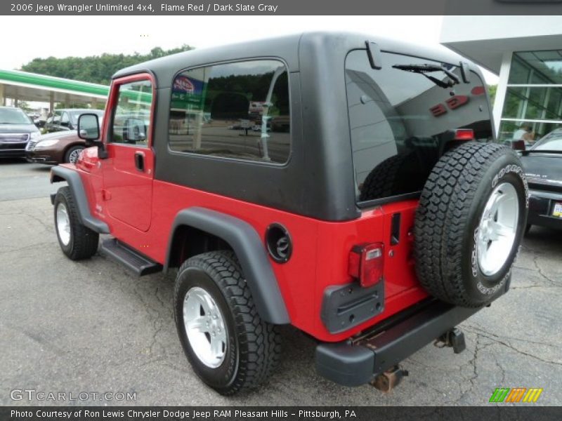 Flame Red / Dark Slate Gray 2006 Jeep Wrangler Unlimited 4x4