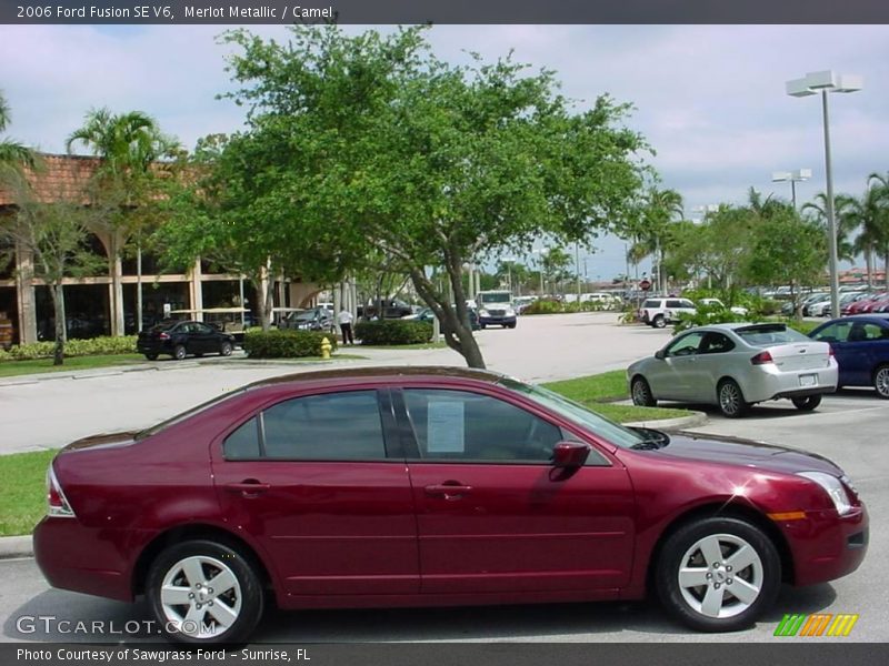 Merlot Metallic / Camel 2006 Ford Fusion SE V6