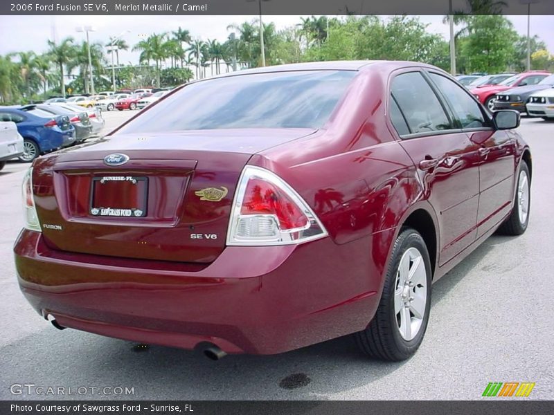 Merlot Metallic / Camel 2006 Ford Fusion SE V6