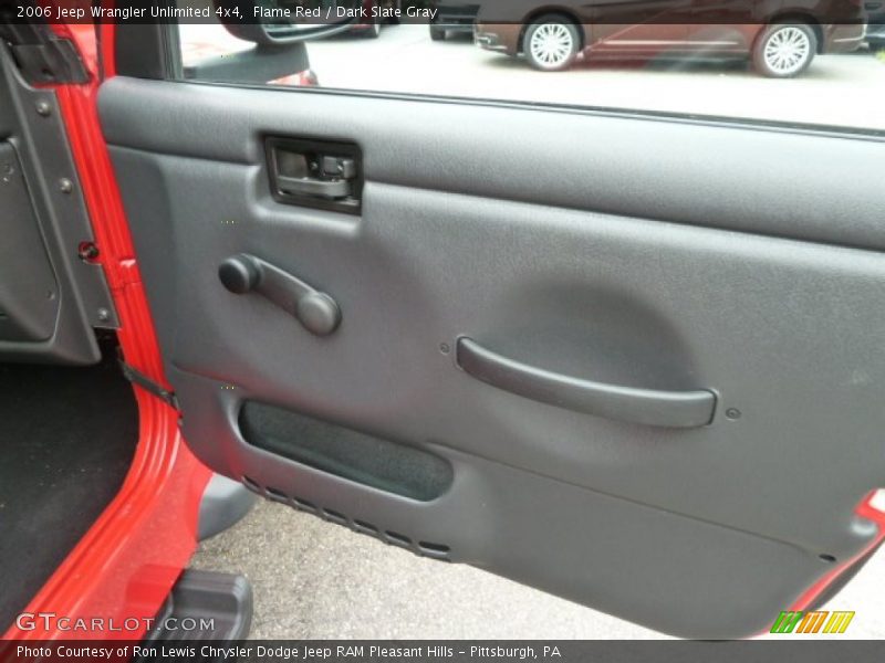 Flame Red / Dark Slate Gray 2006 Jeep Wrangler Unlimited 4x4