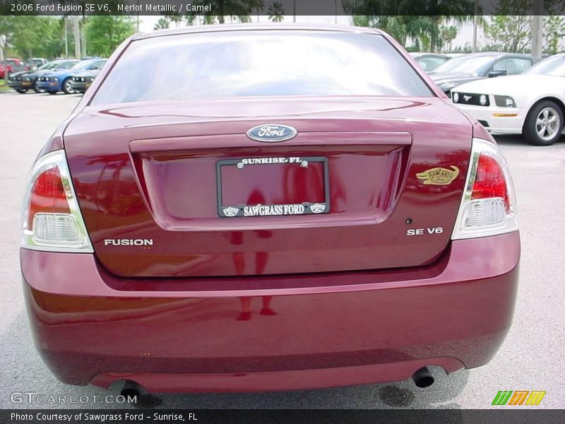 Merlot Metallic / Camel 2006 Ford Fusion SE V6