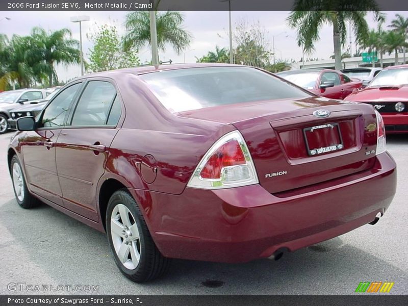 Merlot Metallic / Camel 2006 Ford Fusion SE V6