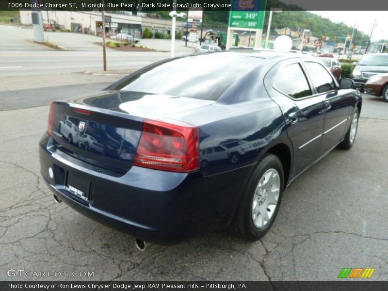 Midnight Blue Pearl / Dark Slate Gray/Light Graystone 2006 Dodge Charger SE