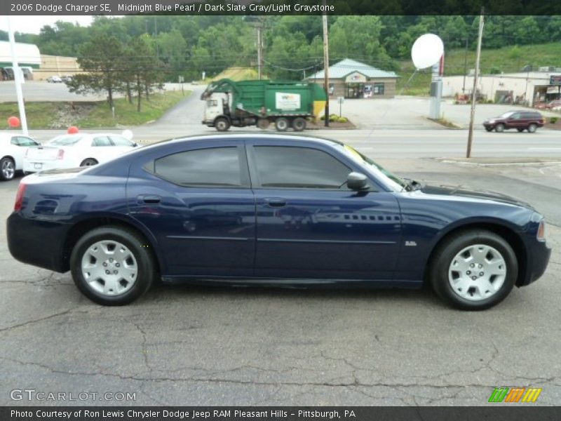 Midnight Blue Pearl / Dark Slate Gray/Light Graystone 2006 Dodge Charger SE