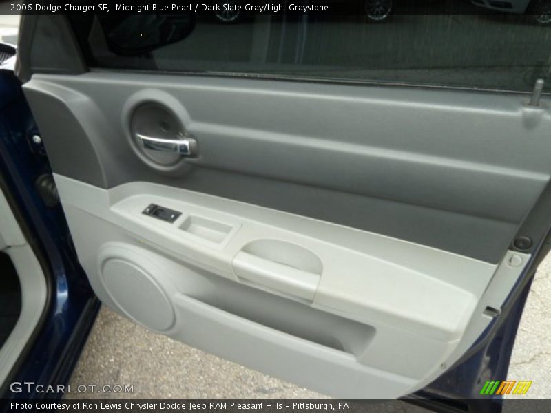 Midnight Blue Pearl / Dark Slate Gray/Light Graystone 2006 Dodge Charger SE