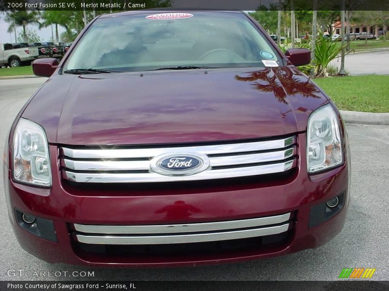 Merlot Metallic / Camel 2006 Ford Fusion SE V6