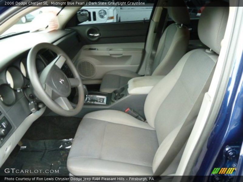 Midnight Blue Pearl / Dark Slate Gray/Light Graystone 2006 Dodge Charger SE