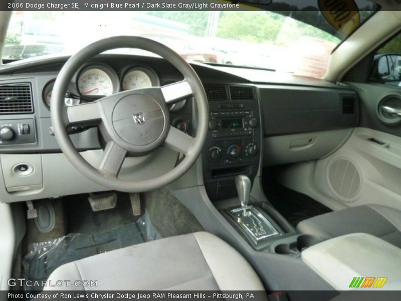 Midnight Blue Pearl / Dark Slate Gray/Light Graystone 2006 Dodge Charger SE