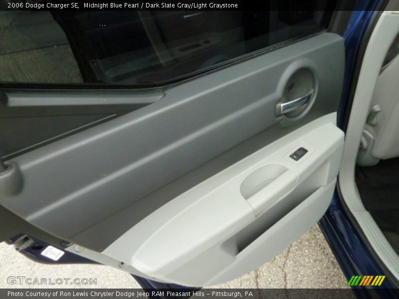 Midnight Blue Pearl / Dark Slate Gray/Light Graystone 2006 Dodge Charger SE