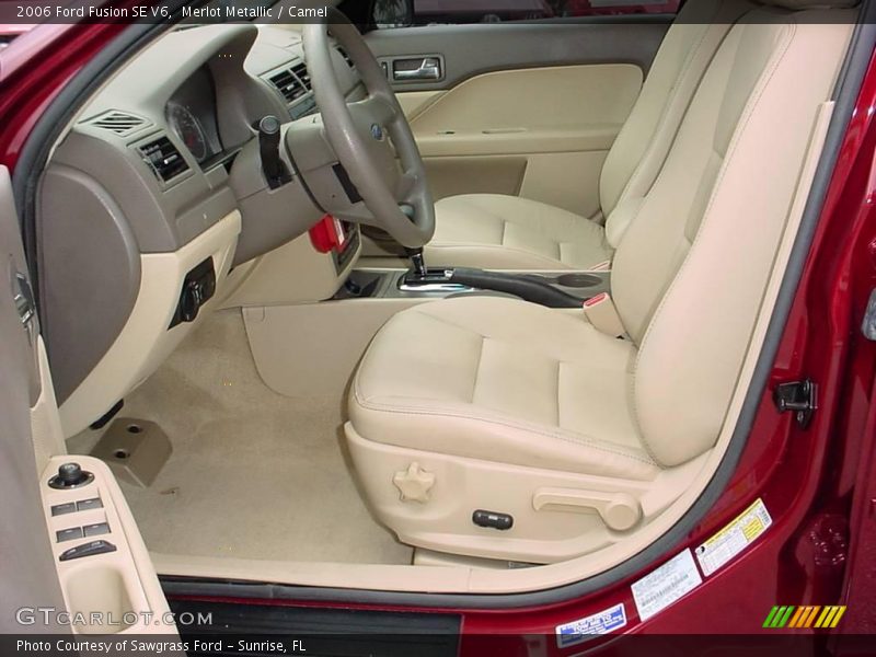 Merlot Metallic / Camel 2006 Ford Fusion SE V6
