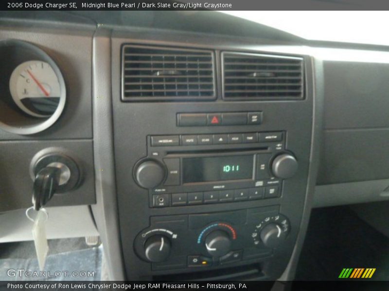 Midnight Blue Pearl / Dark Slate Gray/Light Graystone 2006 Dodge Charger SE