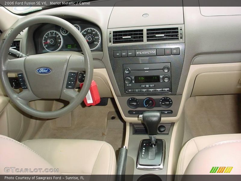 Merlot Metallic / Camel 2006 Ford Fusion SE V6