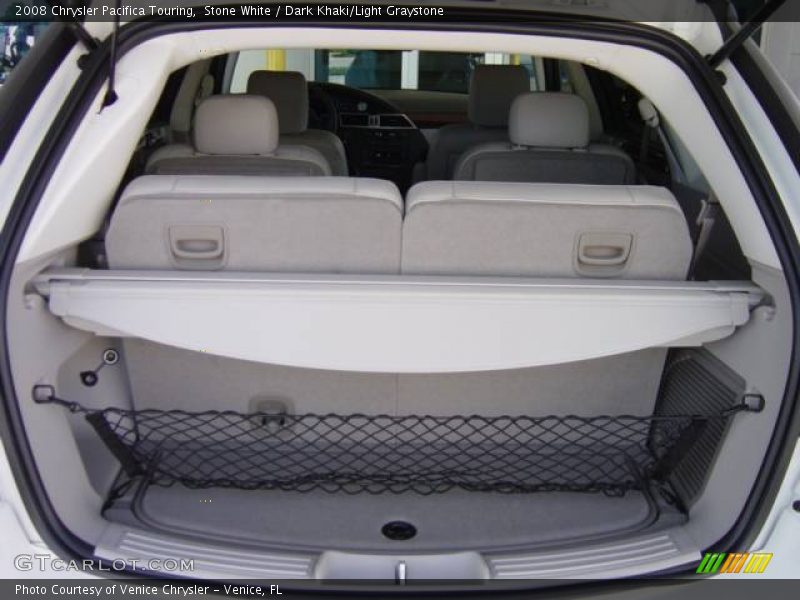 Stone White / Dark Khaki/Light Graystone 2008 Chrysler Pacifica Touring