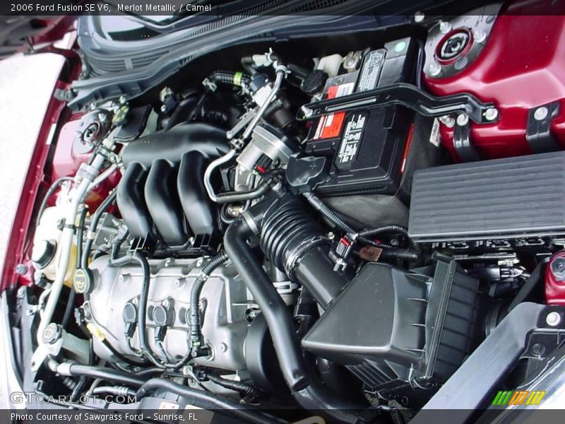 Merlot Metallic / Camel 2006 Ford Fusion SE V6