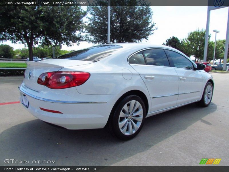 Candy White / Black 2009 Volkswagen CC Sport