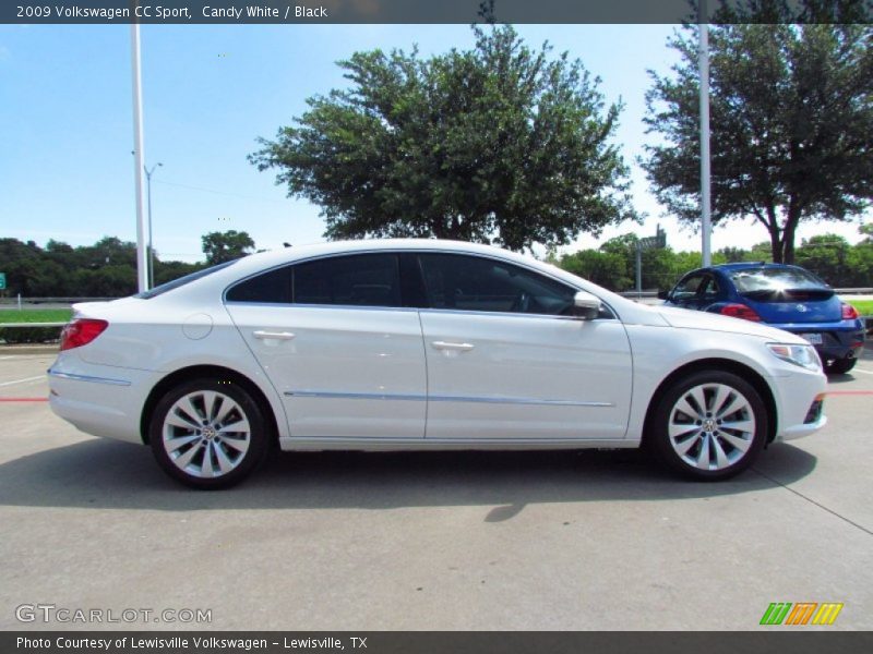 Candy White / Black 2009 Volkswagen CC Sport