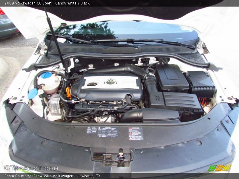 Candy White / Black 2009 Volkswagen CC Sport