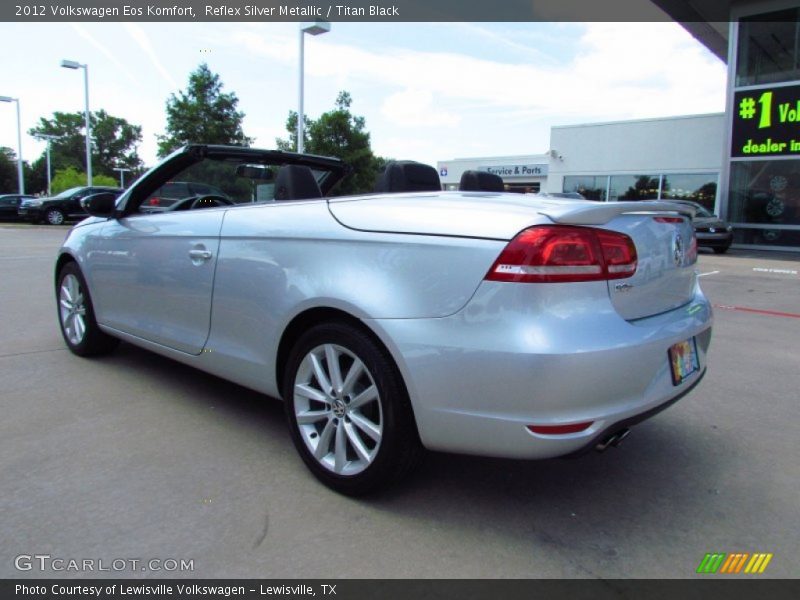 Reflex Silver Metallic / Titan Black 2012 Volkswagen Eos Komfort