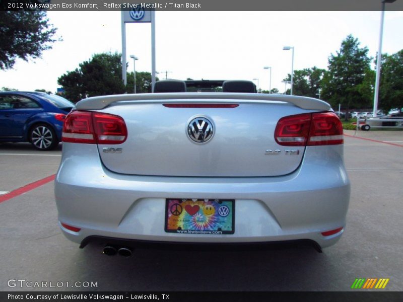 Reflex Silver Metallic / Titan Black 2012 Volkswagen Eos Komfort