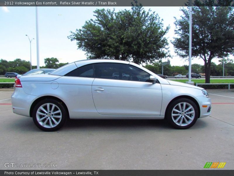 Reflex Silver Metallic / Titan Black 2012 Volkswagen Eos Komfort