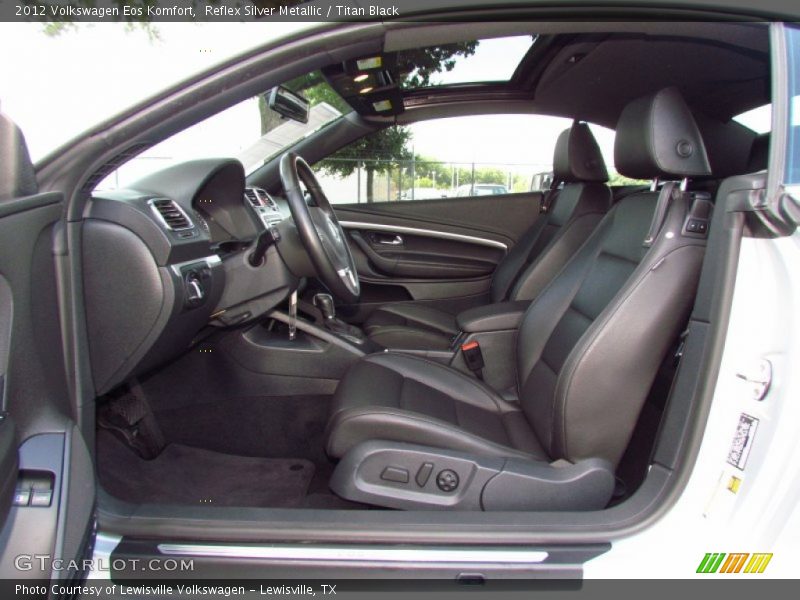 Reflex Silver Metallic / Titan Black 2012 Volkswagen Eos Komfort