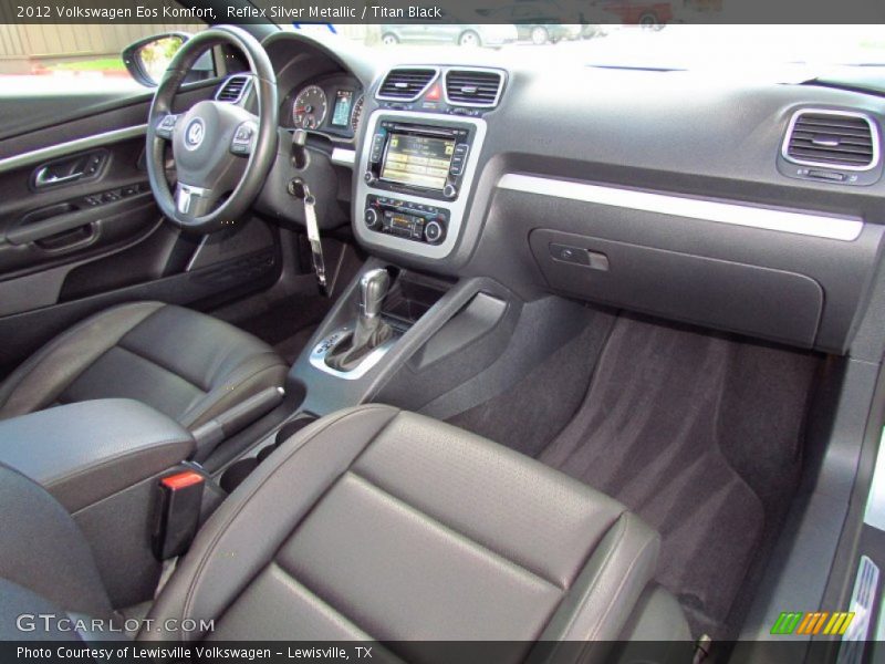 Reflex Silver Metallic / Titan Black 2012 Volkswagen Eos Komfort