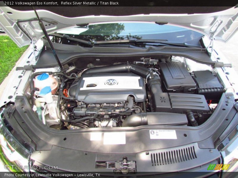 Reflex Silver Metallic / Titan Black 2012 Volkswagen Eos Komfort
