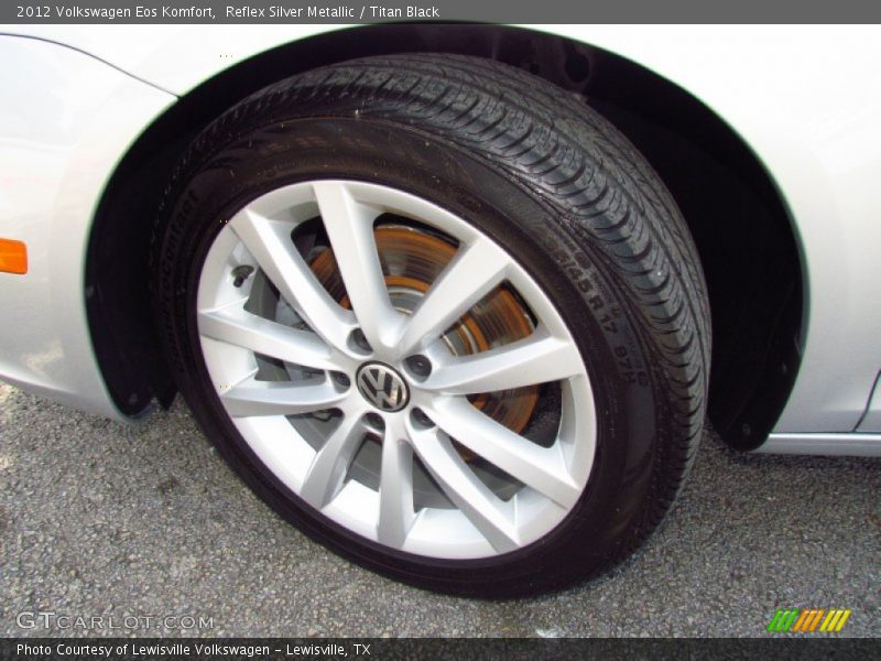 Reflex Silver Metallic / Titan Black 2012 Volkswagen Eos Komfort