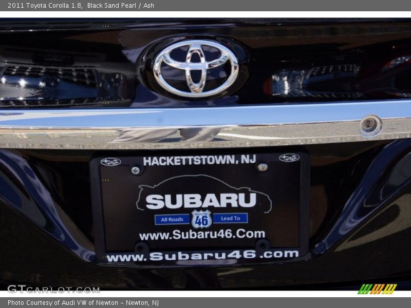 Black Sand Pearl / Ash 2011 Toyota Corolla 1.8