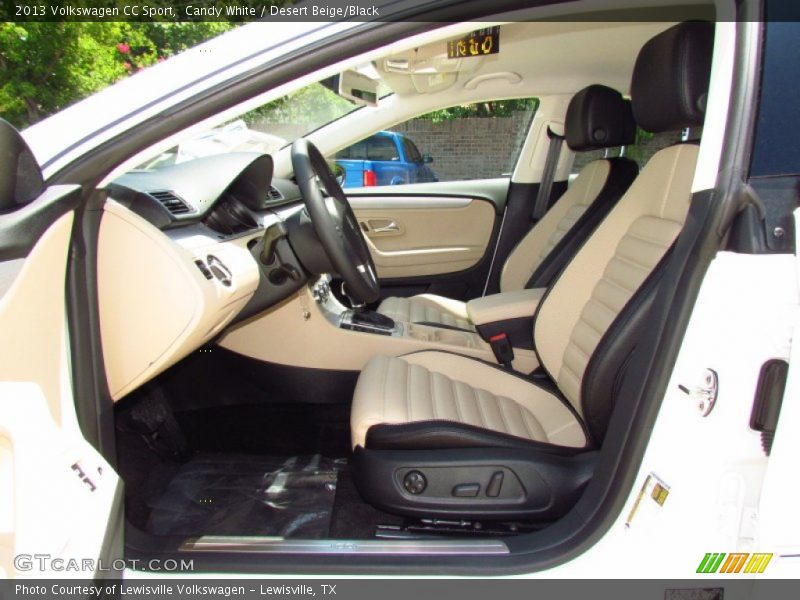 Candy White / Desert Beige/Black 2013 Volkswagen CC Sport