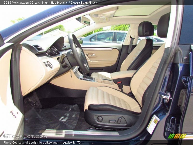 Night Blue Metallic / Desert Beige/Black 2013 Volkswagen CC Lux