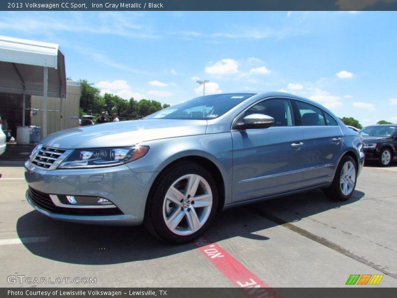 Iron Gray Metallic / Black 2013 Volkswagen CC Sport