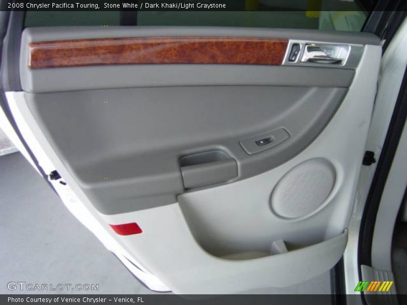 Stone White / Dark Khaki/Light Graystone 2008 Chrysler Pacifica Touring