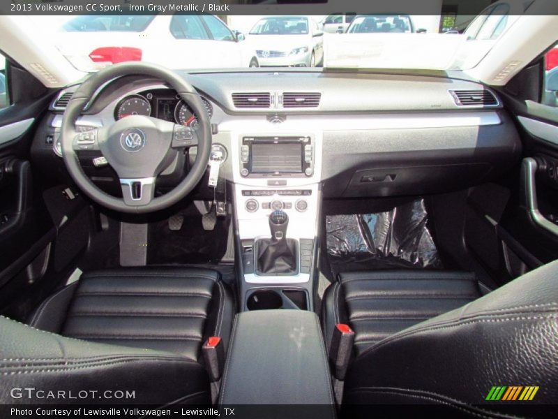 Iron Gray Metallic / Black 2013 Volkswagen CC Sport