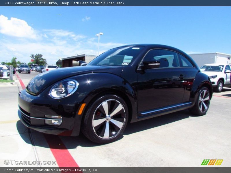 Deep Black Pearl Metallic / Titan Black 2012 Volkswagen Beetle Turbo