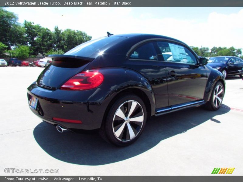 Deep Black Pearl Metallic / Titan Black 2012 Volkswagen Beetle Turbo