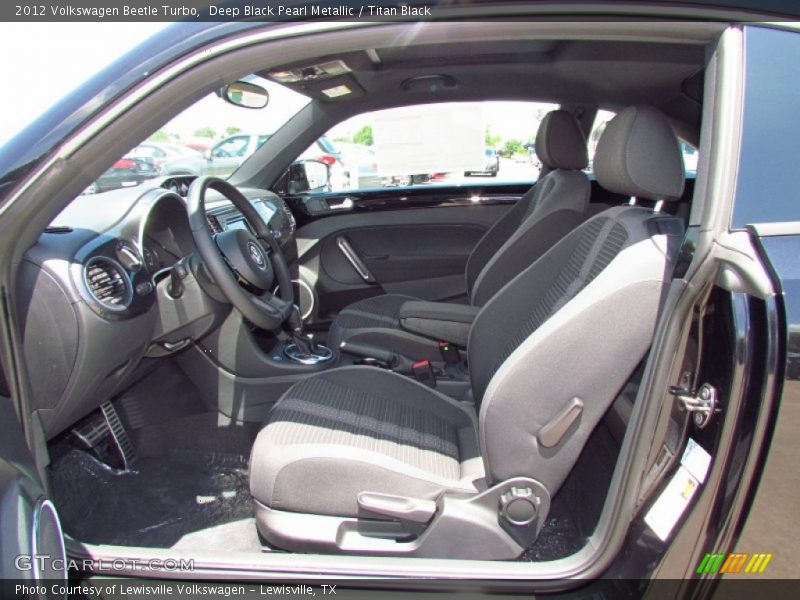 Deep Black Pearl Metallic / Titan Black 2012 Volkswagen Beetle Turbo