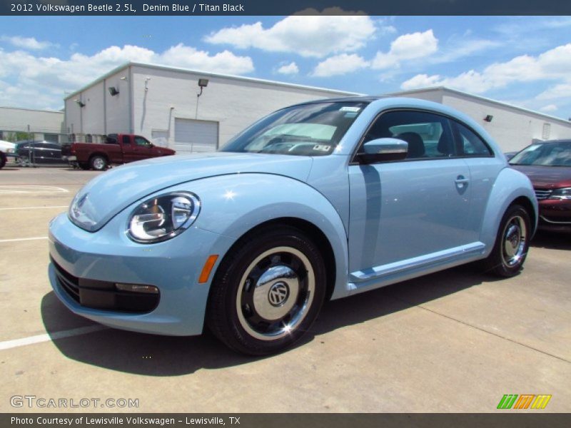Denim Blue / Titan Black 2012 Volkswagen Beetle 2.5L