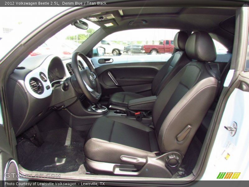 Denim Blue / Titan Black 2012 Volkswagen Beetle 2.5L