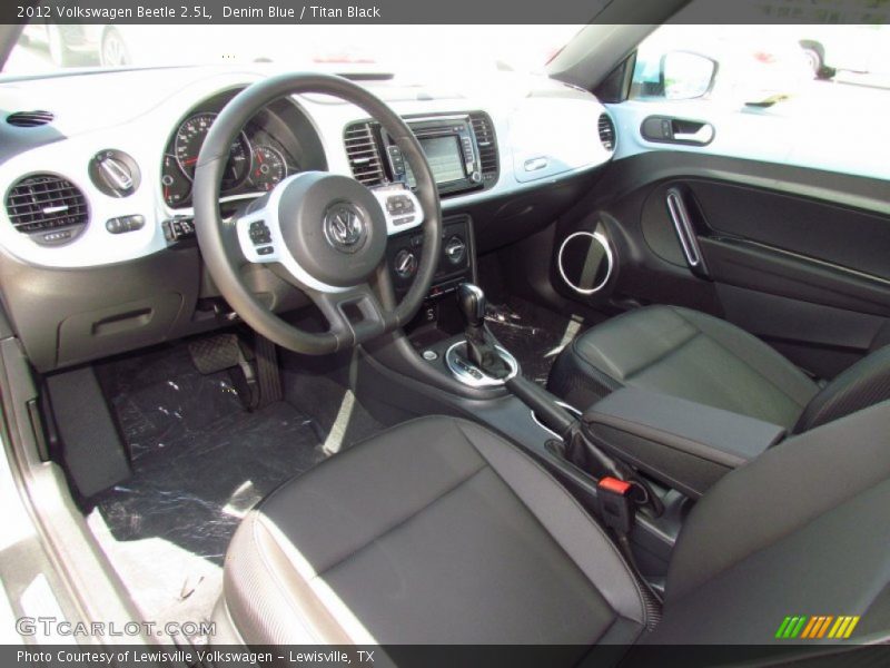 Denim Blue / Titan Black 2012 Volkswagen Beetle 2.5L