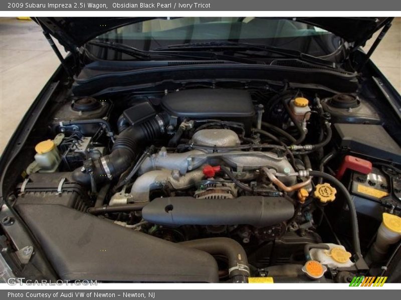 Obsidian Black Pearl / Ivory Tricot 2009 Subaru Impreza 2.5i Wagon