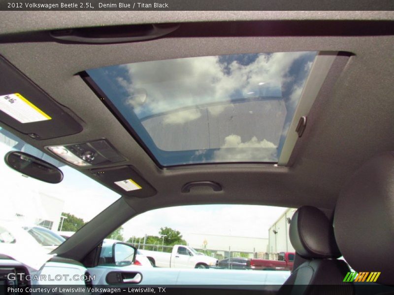 Denim Blue / Titan Black 2012 Volkswagen Beetle 2.5L