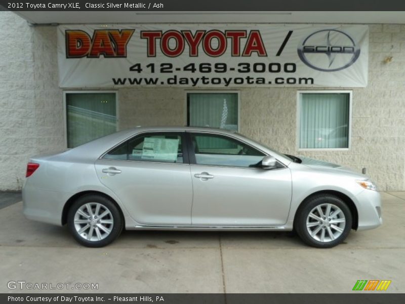 Classic Silver Metallic / Ash 2012 Toyota Camry XLE