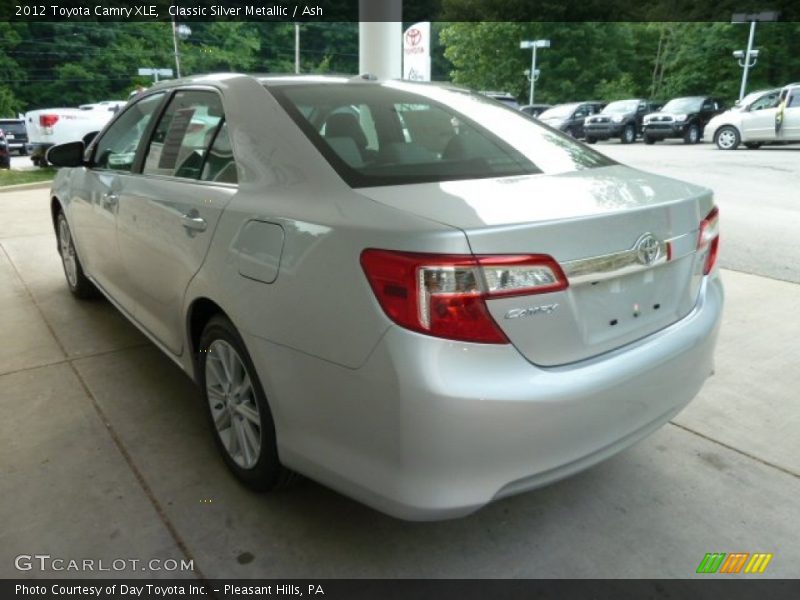 Classic Silver Metallic / Ash 2012 Toyota Camry XLE