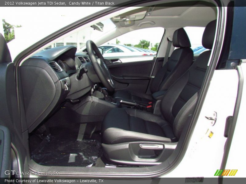 Candy White / Titan Black 2012 Volkswagen Jetta TDI Sedan